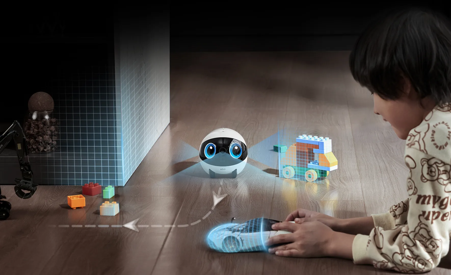EBO Air 2 Plus obstacle avoidance and mobility