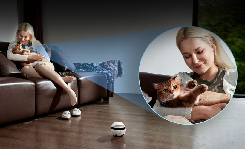 EBO Air 2 Plus monitoring pets and family