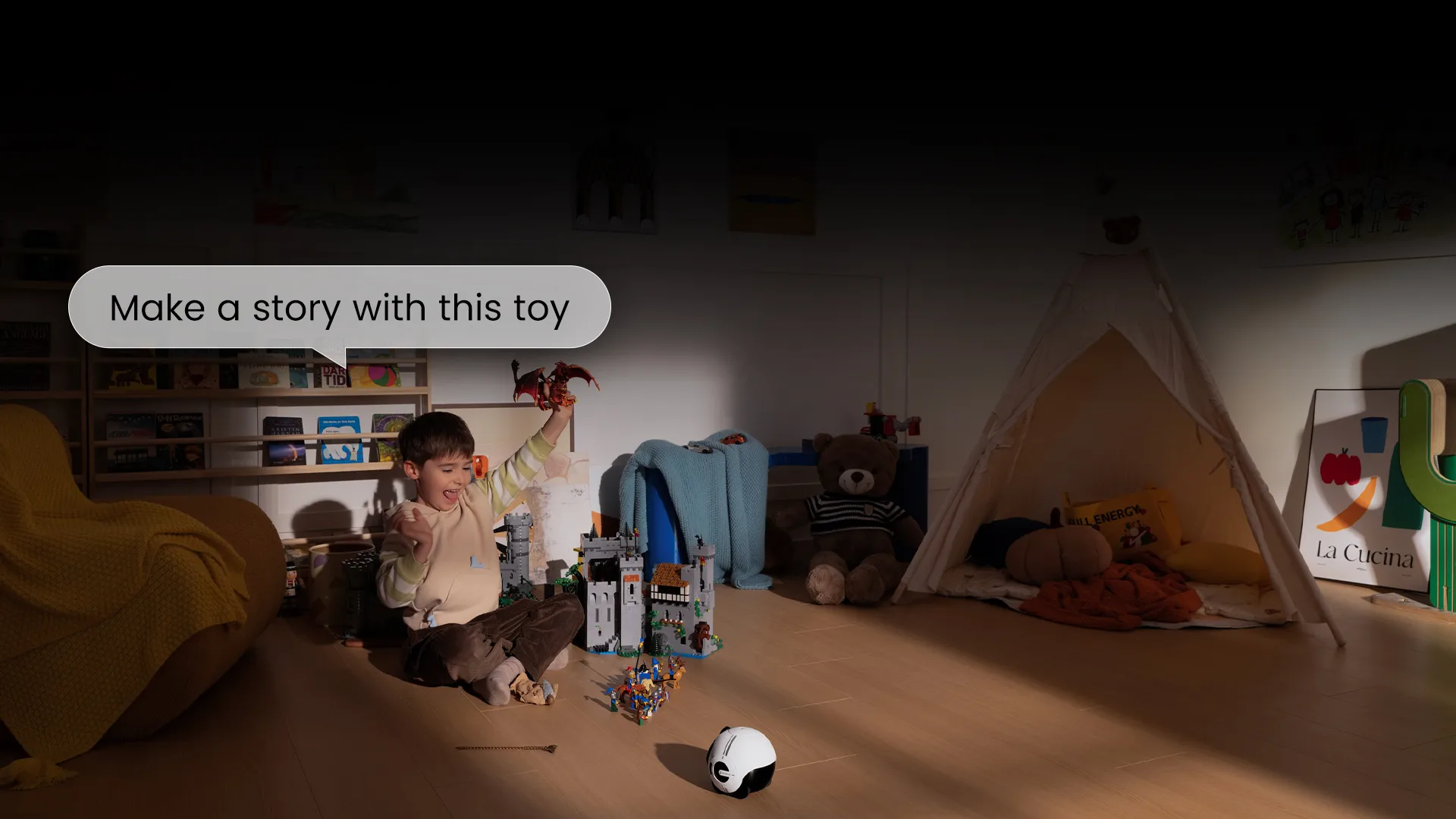 EBO Max AI interaction with children