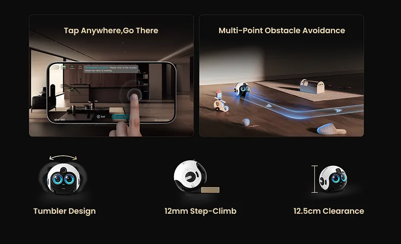 EBO Max V-SLAM navigation and obstacle avoidance