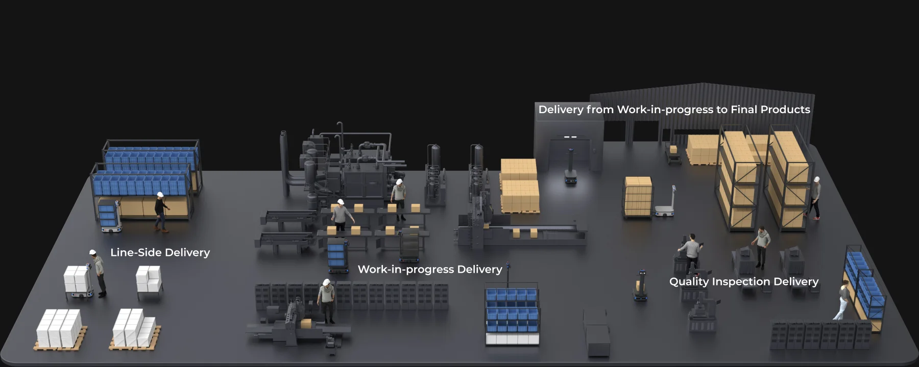 PUDU T300 industrial delivery robot