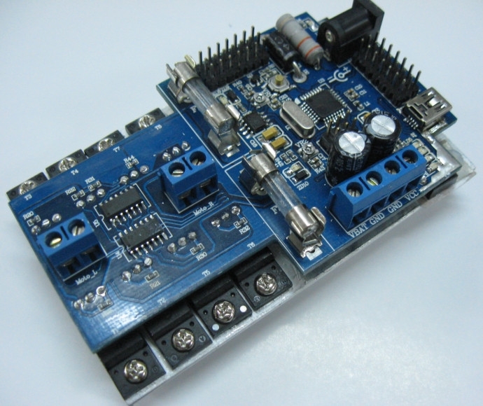new Dagu Wild Thumper 4WD and Wheel Encoders 75:1 Gearboxes robot — 이미지 3