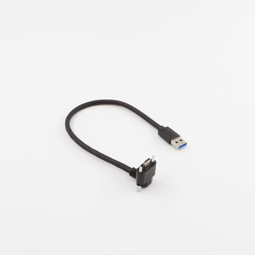 new Stereolabs USB 3.0 Type-C Right Angle Dual Screw Locking Cable - 3 m robot — image 2